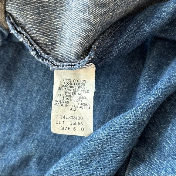 Vintage 90s denim shorts size XXS/XS 22” waist high rise baggy oversized jorts - Picture 5 of 6